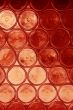 Red Circular Glass