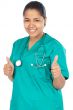 Attractive lady doctor