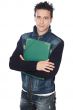 attractive boy student