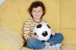 adorable boy with a ball