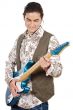 boy with electrical guitar