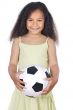 girl whit ball