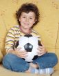 adorable boy with a ball