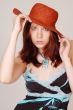 woman with hat