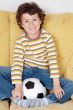 adorable boy with a ball