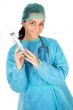 attractive lady doctor