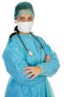 attractive lady doctor