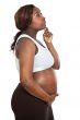 attractive pregnant woman