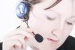 woman with headphone
