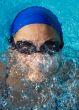 swimmer in swimming pool