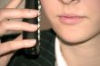 on the phone