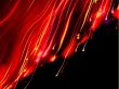 wavy rainbow laser light