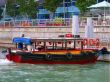 vintage water taxi boat