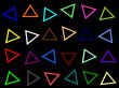 colorful triangles all over