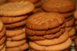 Peanut Butter Cookies Stacked