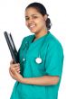 Attractive lady doctor