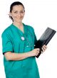 attractive lady doctor