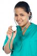 Attractive lady doctor