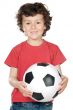 boy with a ball of football