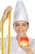 attractive woman happy cook