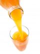 Pouring fresh orange juice
