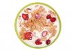 Bowl of cornflakes with milk