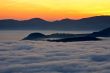 Mountains over the fog