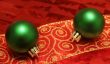 Green Balls on Ribbon