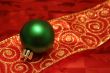 Green Ball on a Ribbon