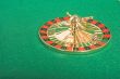 peculiar roulette on green felt