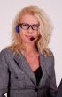 woman with headphone