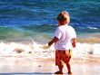 child on the beach
