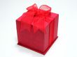 Gift box in red, isolated