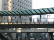People walking on the bridge