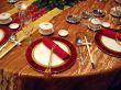 Chinese wedding banquet table setting