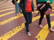 Crossing the road