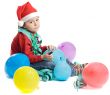 adorable small boy in Christmas