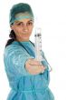 Young lady doctor