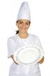 happy attractive cook woman