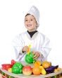 Adorable future cook