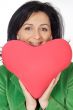 attractive lady enamored in san Valentine