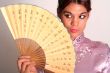 Geisha with fan