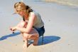 woman on the beach