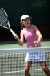 Girl playing tennis