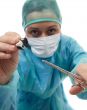 woman doctor operating
