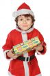 Adorable boy in christmas
