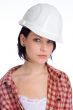 woman with hard-hat