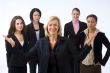 woman and her team