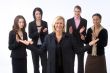 businesswoman and colleagues