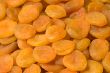 Dried apricots close-up